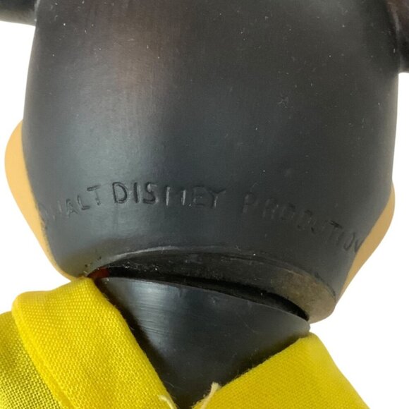 Vintage 1980s Walt Disney Productions Mickey Mouse Rubber Poseable Doll By Dakin - Picture 9 of 11